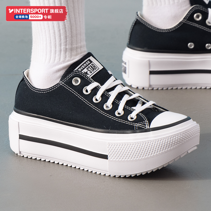 匡威男鞋女鞋25秋季新款Chuck Taylor SEASONAL帆布鞋厚底休闲鞋