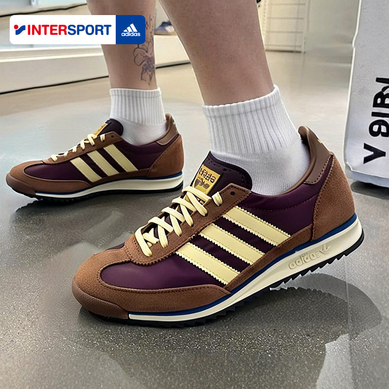 阿迪达斯三叶草SL72复古德训鞋