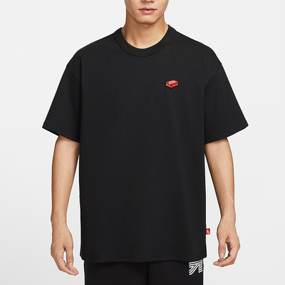 NIKE耐克短袖男2026春季新款宽松透气运动休闲T恤黑色半袖IH9271