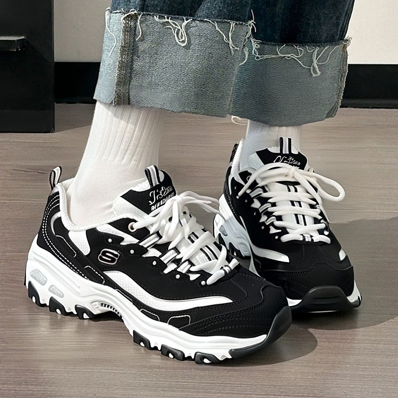 斯凯奇官方正品经典熊猫鞋女鞋冬季新款女士运动鞋休闲鞋子老爹鞋,运动鞋new,运动休闲鞋,淘宝优惠券,粉丝福利购,淘宝优惠卷