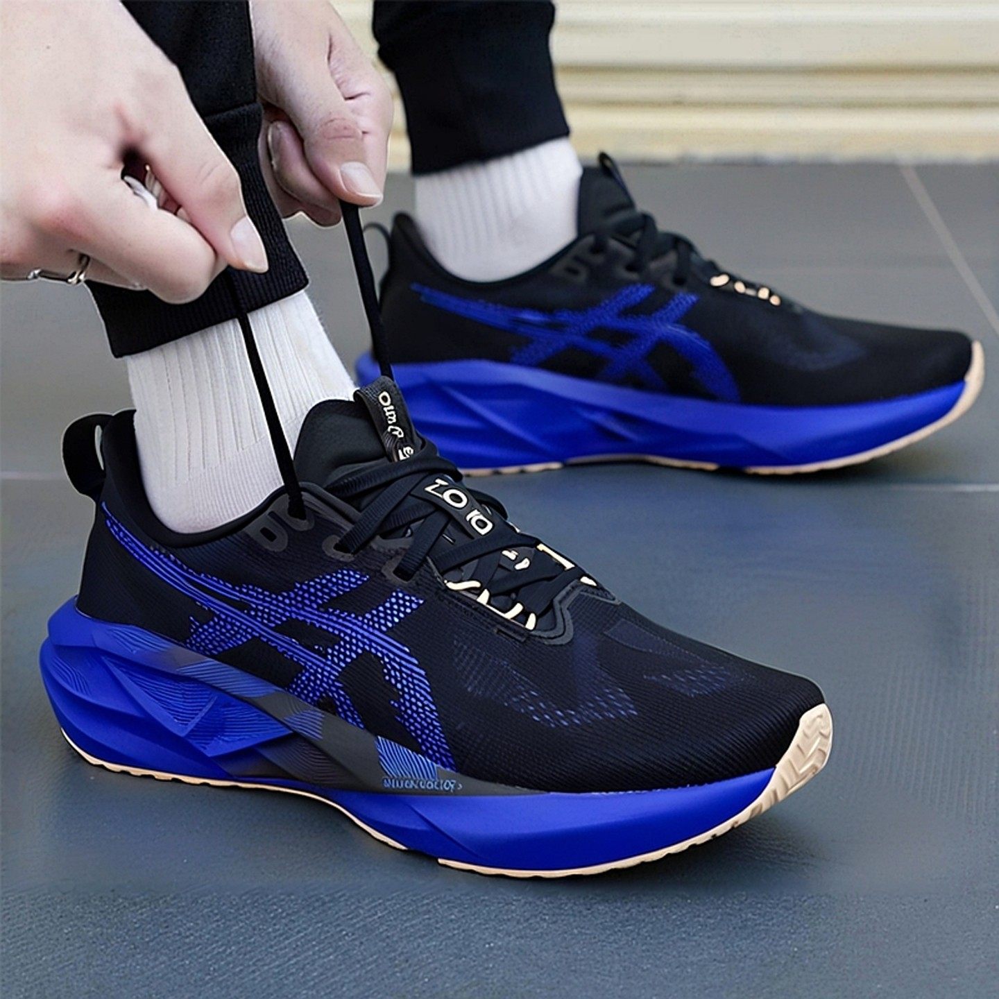 亚瑟士男鞋NOVABLAST5运动鞋官方正品2026新款轻量缓震厚底跑步鞋