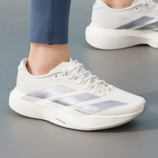 阿迪达斯跑鞋女2026春季Adizero EVO SL WOVEN W运动鞋训练跑步鞋