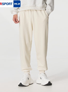 MLB官方针织长裤男裤女裤2025秋季运动裤宽松休闲裤卫裤3APTB0154
