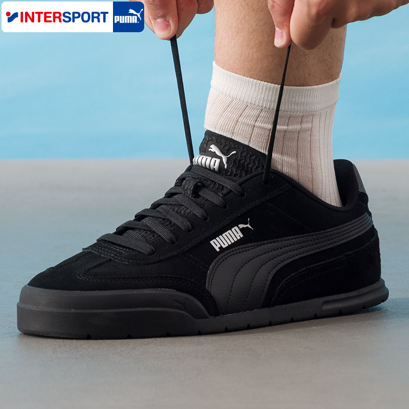 PUMA彪马黑色板鞋男鞋女鞋2025冬季低帮德训鞋休闲鞋运动鞋402614