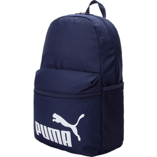 Puma彪马藏蓝色书包男包女包休闲包大容量电脑包大学生双肩包背包