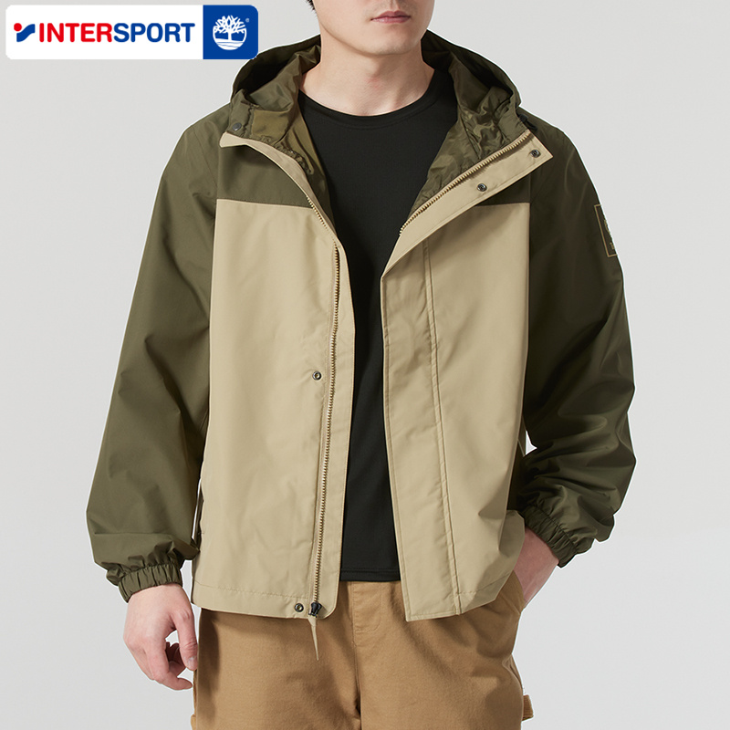 Timberland添柏岚梭织夹克外套男装25春新款户外登山运动服A44XJ