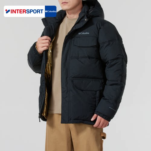 茵特|哥伦比亚棉服外套男2026奥米金点热能户外棉衣夹克羽绒服