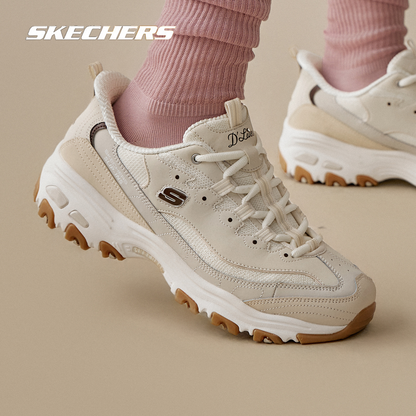 斯凯奇老爹鞋女鞋2026春季新款运动鞋厚底增高减震休闲鞋 150537