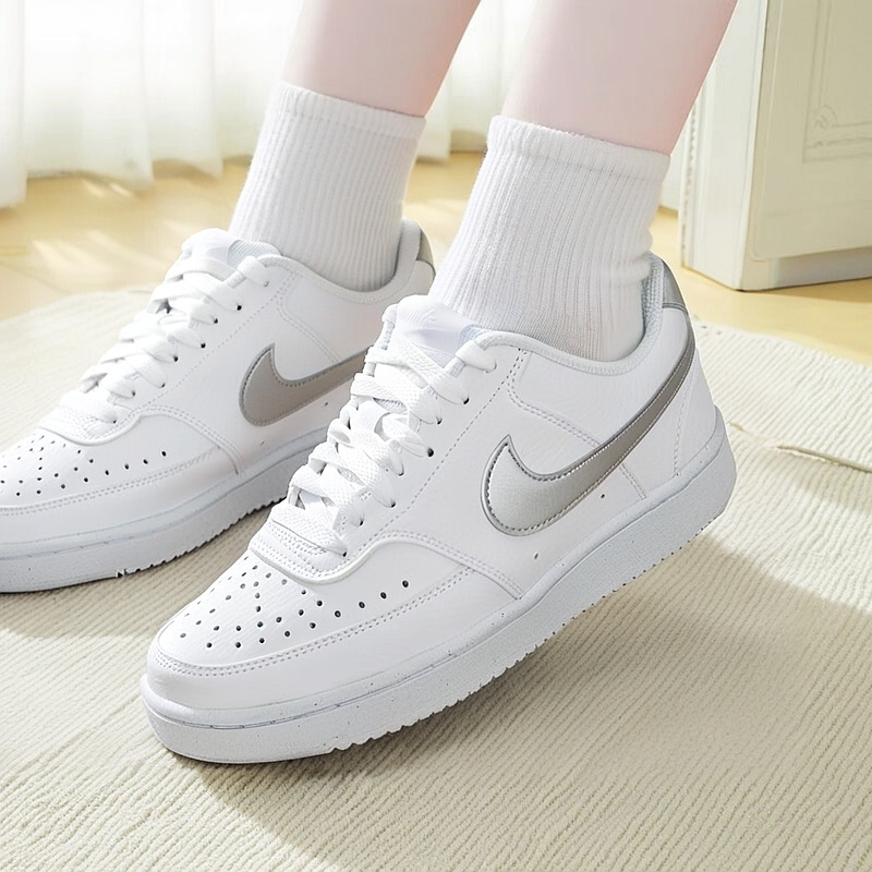 NIKE耐克官方休闲板鞋女鞋2025冬季新款COURT小白鞋运动鞋DH3158