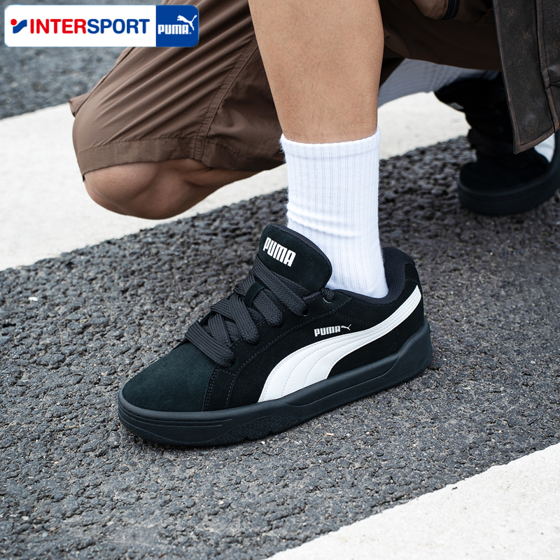 Puma彪马板鞋男鞋女鞋冬季新款黑武士面包鞋低帮情侣厚底休闲鞋子