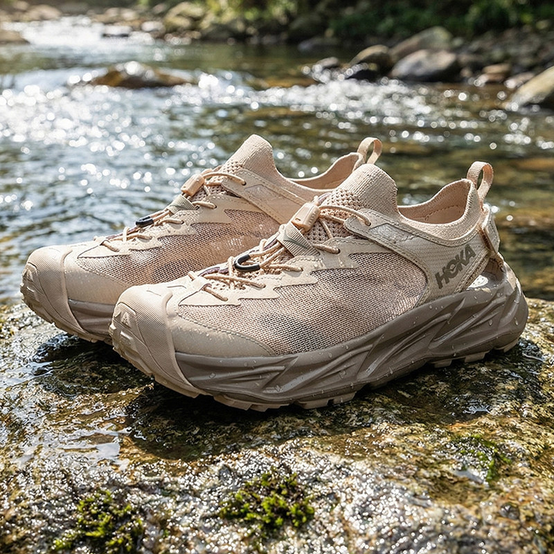 HOKA男鞋运动鞋溯溪鞋2026秋季新款户外耐磨排水防滑涉水徒步鞋图片