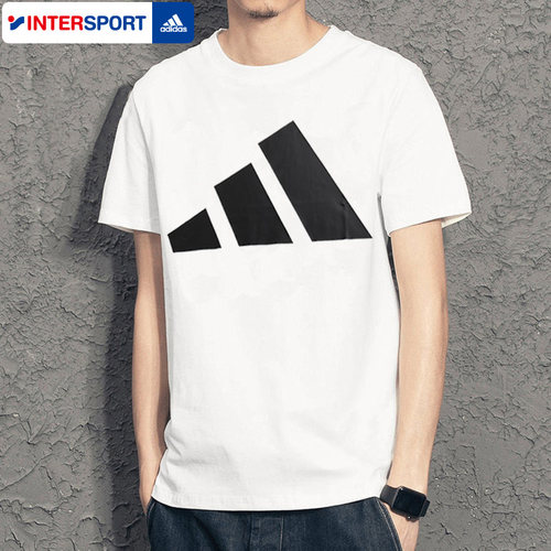 adidas阿迪达斯2026夏新款男运动休闲短袖圆领T恤透气宽松JE8943