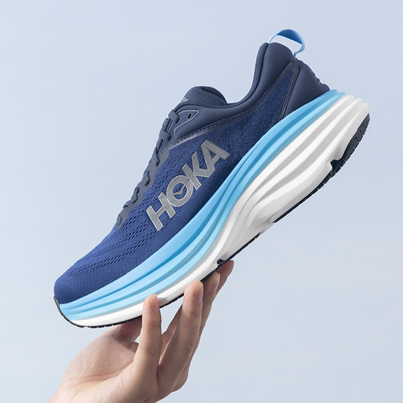 Hoka秋冬款跑步鞋邦代8男鞋Bondi 8轻量缓震公路跑鞋运动鞋