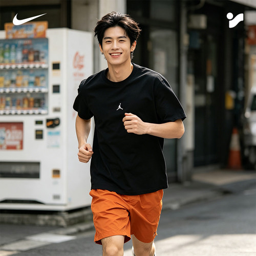 茵特丨耐克男子JORDAN短袖26夏季新款运动服休闲AJ飞人T恤IB6758