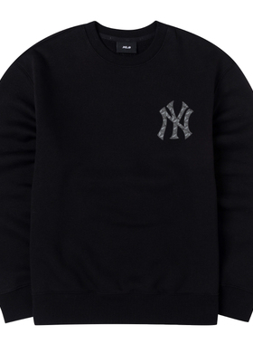 MLB官方卫衣男女2025秋季新款运动服宽松大码长袖套头衫3AMTM0946