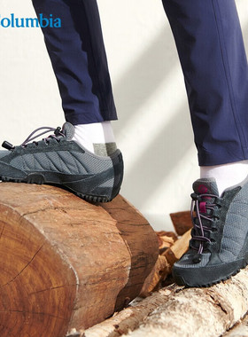 哥伦比亚官网徒步鞋女鞋2025冬季新款运动鞋户外耐磨登山鞋DL1195