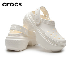 Crocs卡骆驰雪屋洞洞鞋男鞋女鞋2025夏季新款白色沙滩鞋包头凉鞋