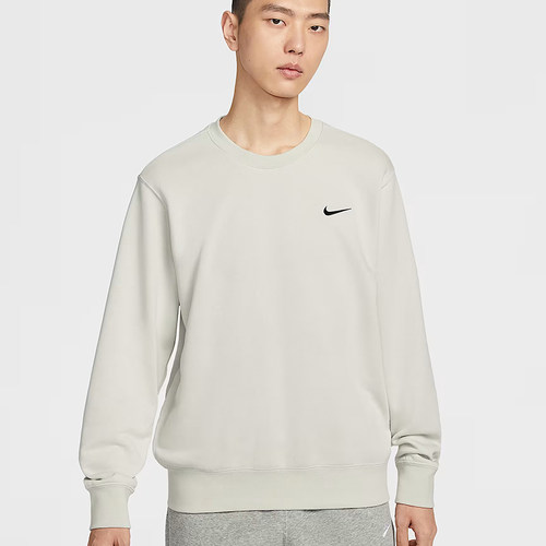 茵特丨NIKE耐克白色卫衣男装新款运动服上衣休闲套头衫IR0104-072