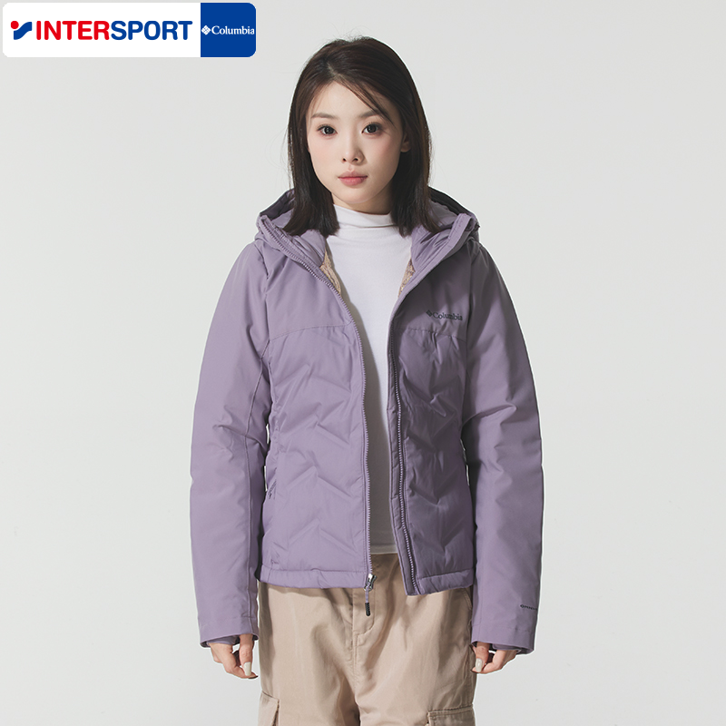 哥伦比亚羽绒服女装 2025冬季新款运动户外保暖时尚休闲羽绒外套