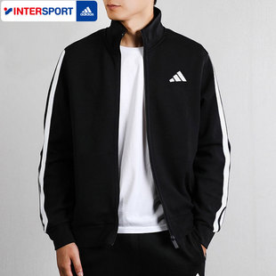 Adidas正品阿迪达斯针织夹克男新款运动时尚休闲外套运动服JI8816