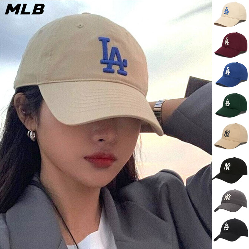 mlb帽子ny洋基队鸭舌帽男帽正品运动帽大标棒球帽la刺绣遮阳女帽
