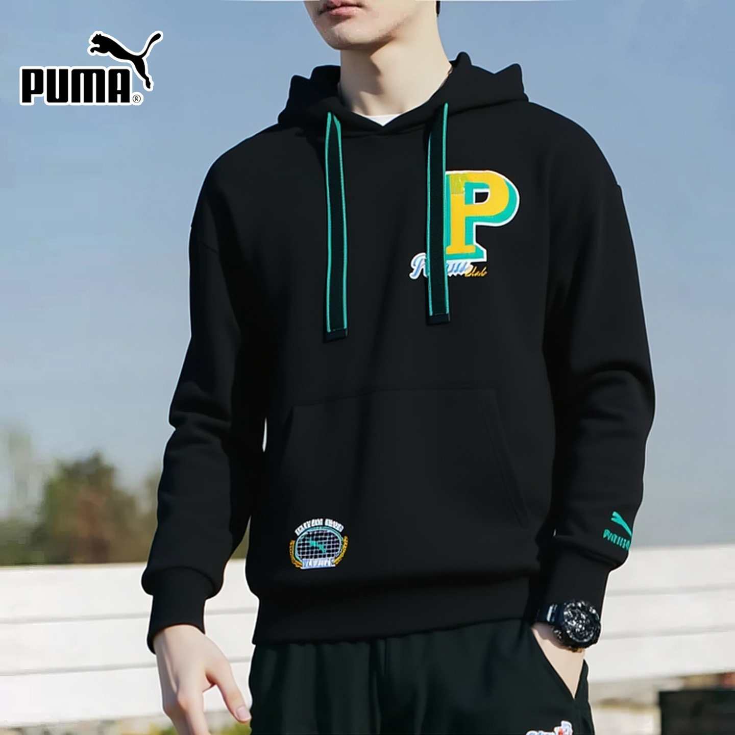 茵特丨PUMA彪马男女装秋季新款运动休闲连帽卫衣套头衫625801-01