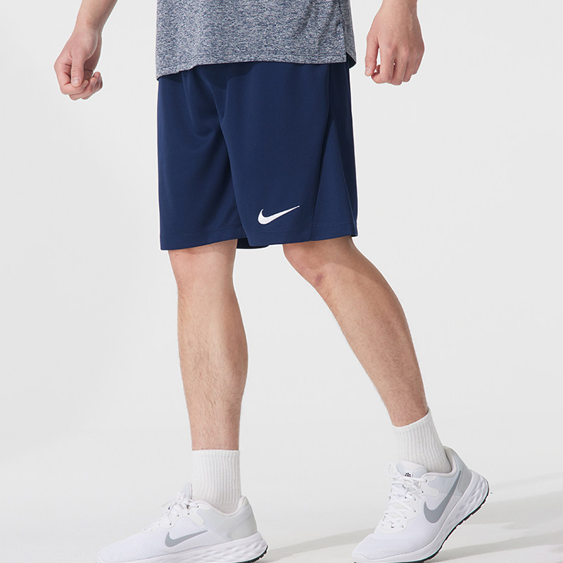 NIKE耐克裤子男裤足球训练运动裤跑步短裤快干透气五分裤短袖T恤