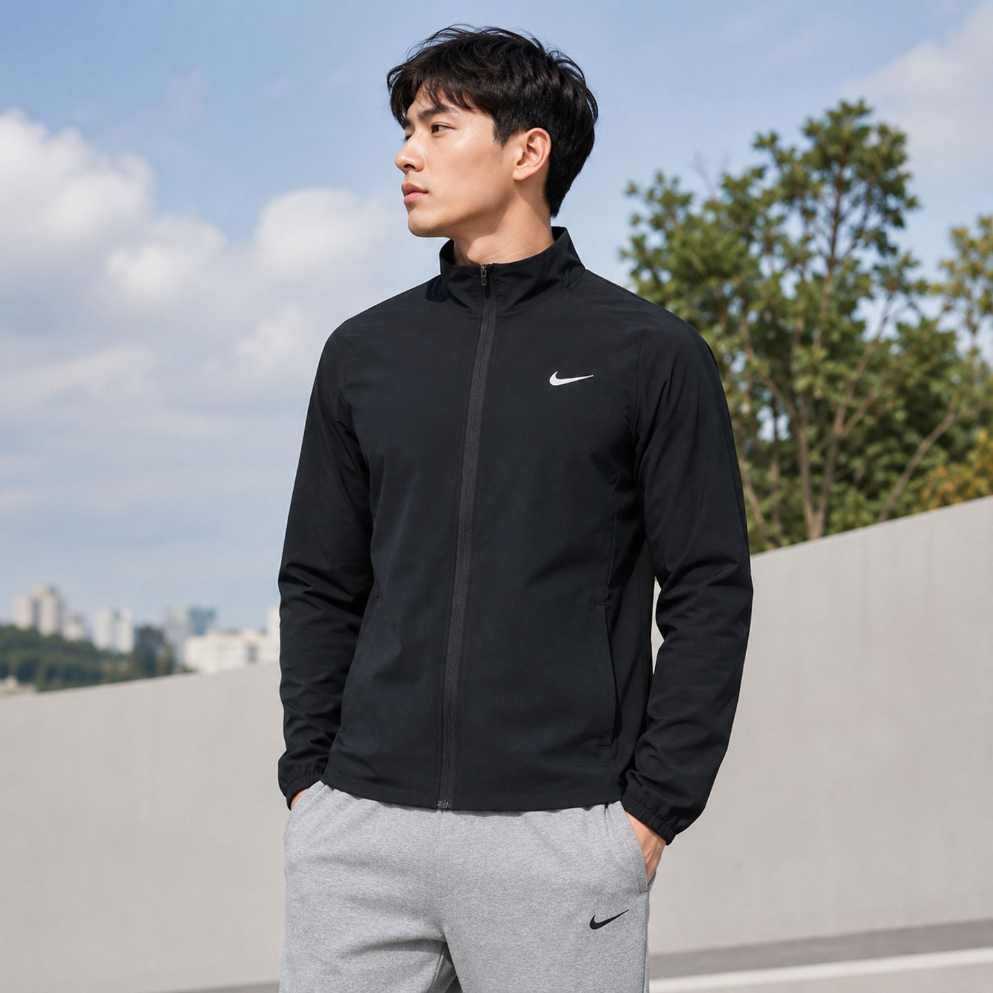 茵特丨NIKE耐克外套男款2026夏季薄款速干运动服跑步训练休闲夹克图片