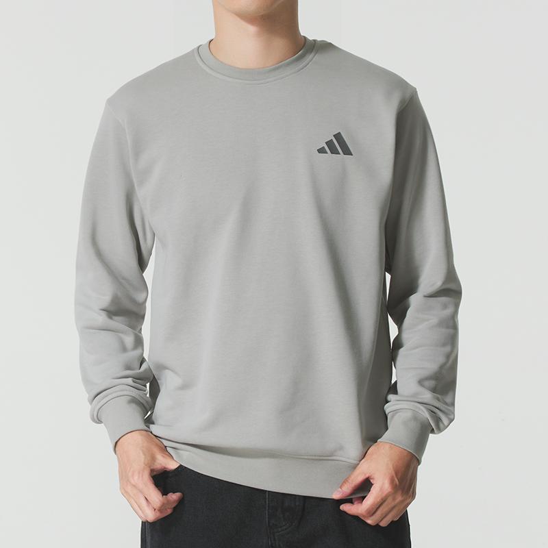 Adidas阿迪达斯卫衣男2025秋季跑步训练健身圆领休闲套头衫KB5206