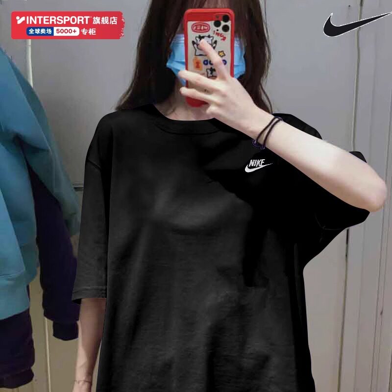 NIKE耐克T恤女装速干透气男士半袖情侣运动服休闲宽松短袖AR4999