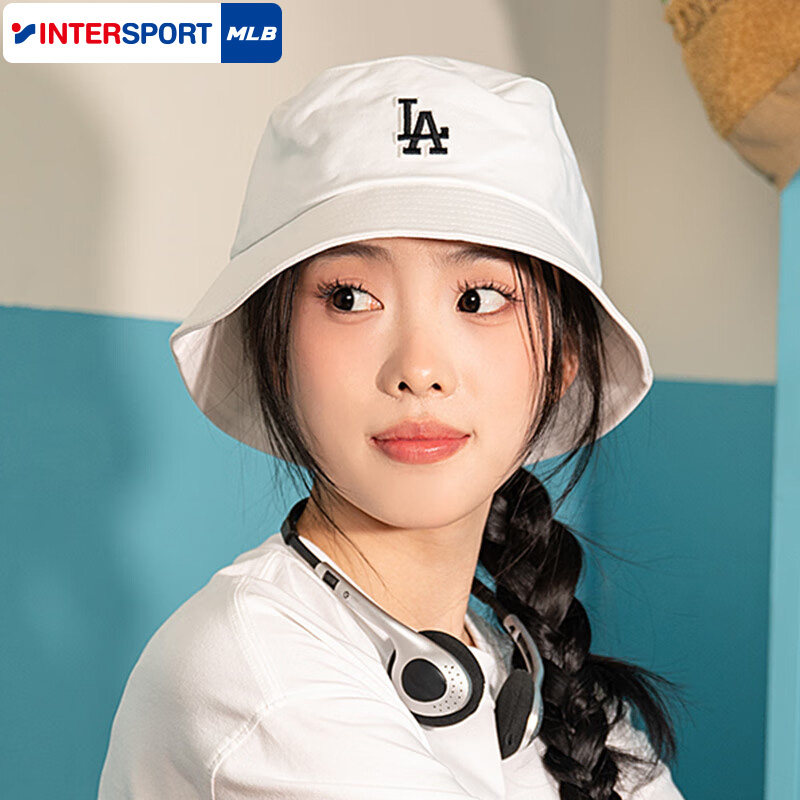 MLB盆帽男女帽24新款NY刺绣渔夫帽运动休闲帽户外遮阳帽3AHT7804N