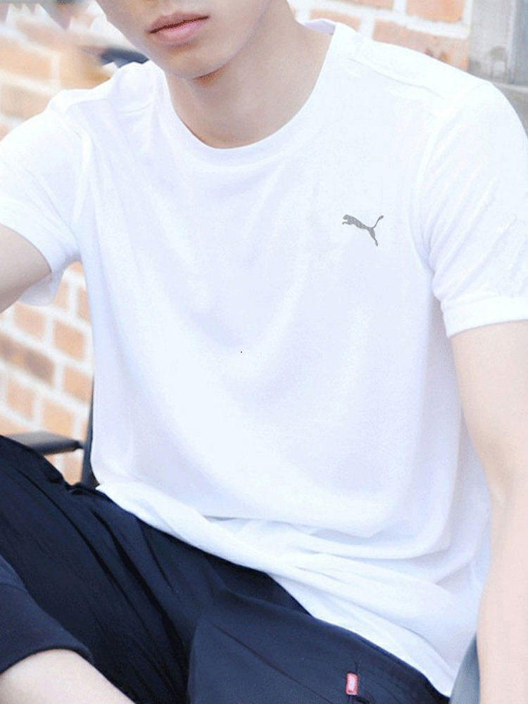 PUMA 속건 반바지 반팔 남성 가을 신작 스포츠 슈트 트렌디 브랜드 러닝 트레이닝 피트니스 투피스 세트