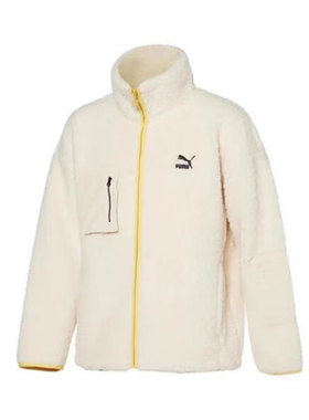 Puma彪马外套男上衣冬季防风保暖仿羊羔绒立领休闲运动夹克539231