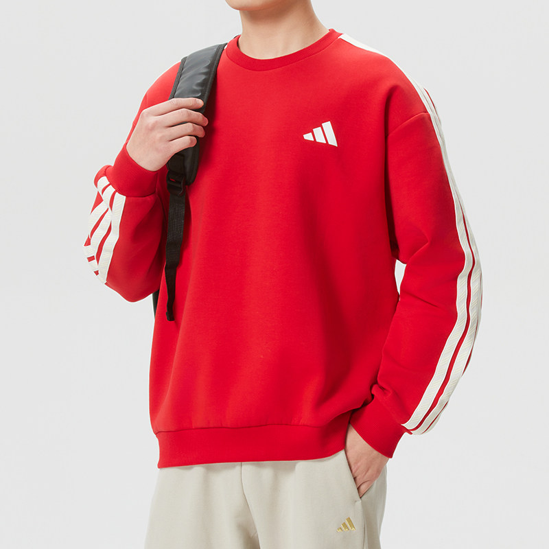 阿迪达斯（adidas）卫衣男装 2026新款春季运动服潮流时尚套头衫