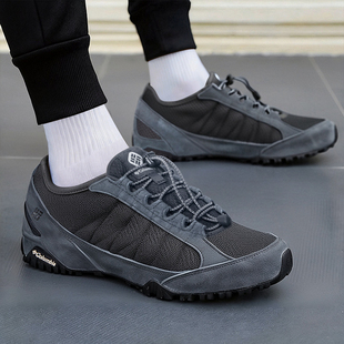 哥伦比亚徒步鞋男鞋2026春季新款户外运动鞋抓地耐磨登山鞋DM1195