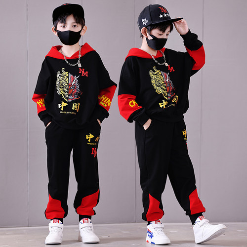 街舞服装男童嘻哈风炸街儿童潮服