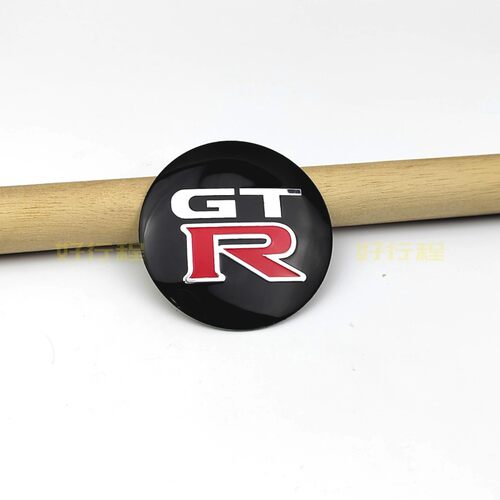 适用于改装车标改装轮毂标志方向盘贴56mm金属标GTR/GTI/GT/GTS贴
