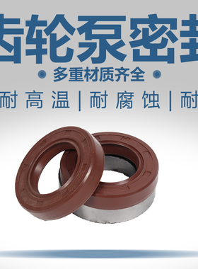 KCB18.3/55/33.3/83.3/200/300齿轮泵用石墨橡胶密封三个装