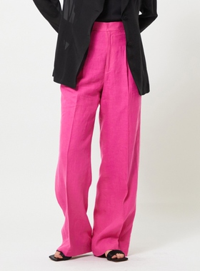 BEIGE，BASILE休闲时尚气质宽松阔腿裤女ONWARD