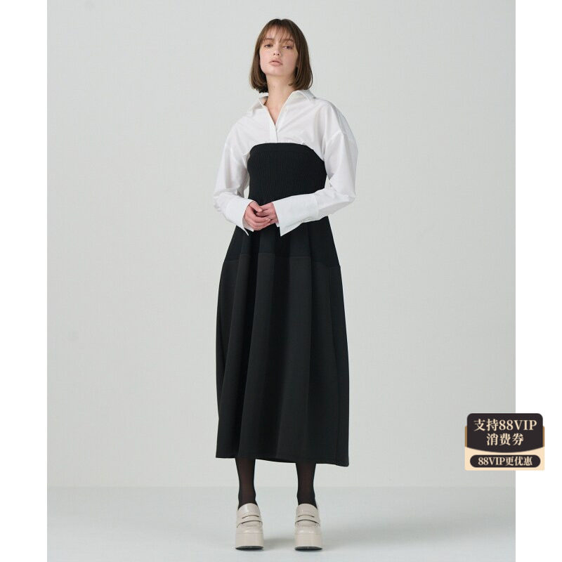 GRACE CONTINENTAL气质时尚熊图案针织连衣裙女ONWARD