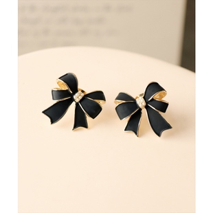 Tiaclasse气质蝴蝶结耳环女ONWARD