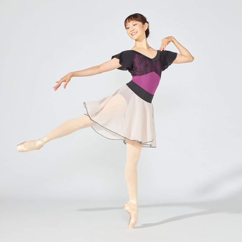 Chacott专门舞蹈芭蕾体服练功服短裙女ONWARD图片