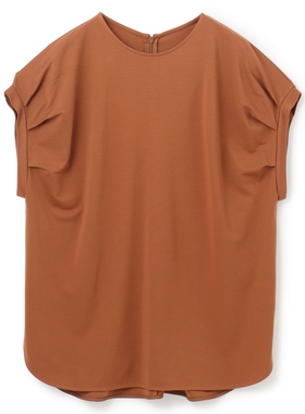 UNFILO接触凉感不易起皱BEAUTY FORM褶袖时尚适宜T恤女ONWARD