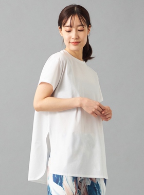 Chacott BALANCE EasyCare+时尚适宜开衩T恤女ONWARD