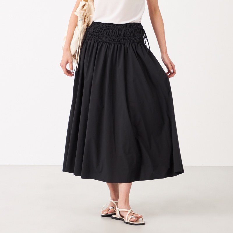 Chacott BALANCE自由剪裁塔夫绸褶皱裙女ONWARD