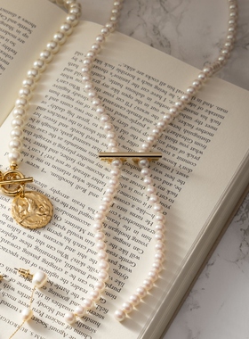 下架23区 优雅气质珍珠感女士项链