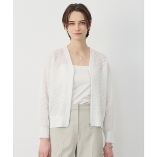 ICB气质优雅适宜简约透视夹克外套针织短外套女ONWARD