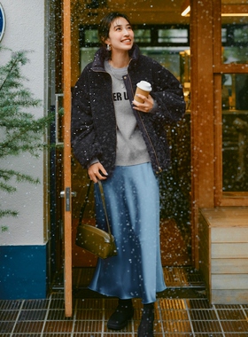 UNFILO×TAION可翻转羊羔绒适宜保暖羽绒服外套女秋冬保暖ONWARD