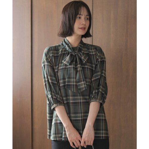 组曲时尚优雅简约气质官网限定柔软斜纹衬衫布蝴蝶结衬衫女ONWARD