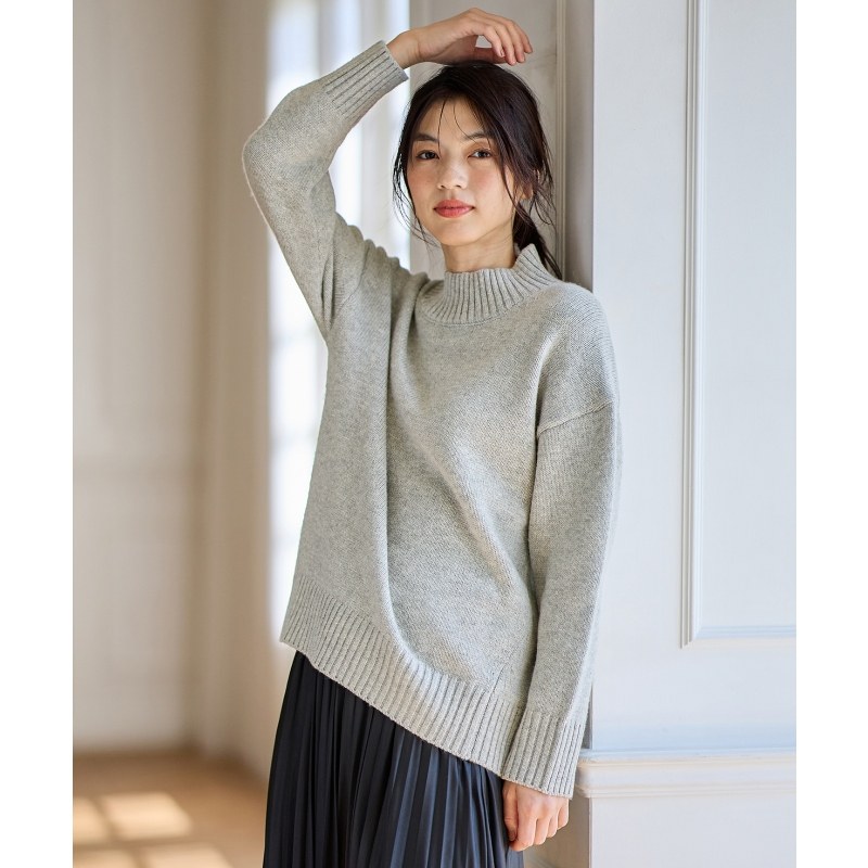 any FAM可机洗羊毛高领适宜气质针织衫毛衣女ONWARD
